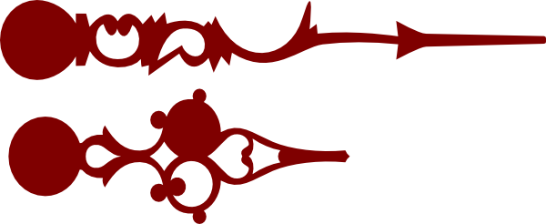 Clip Arts Related To - Clock Hands Clip Art (600x246)