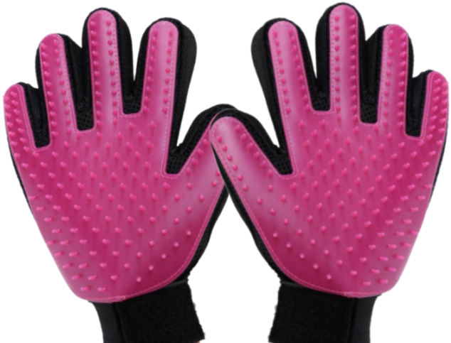 Dog Grooming Glove - Dog Grooming (640x640)