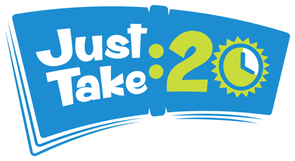 Just Take 20 Everyday Reading For Florida Families - Graphic Design (600x327)