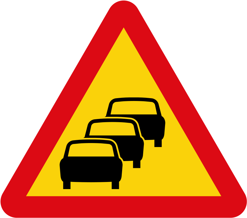 Vienna Convention Road Sign Aa 24 V2 - Warning Sign (868x768)