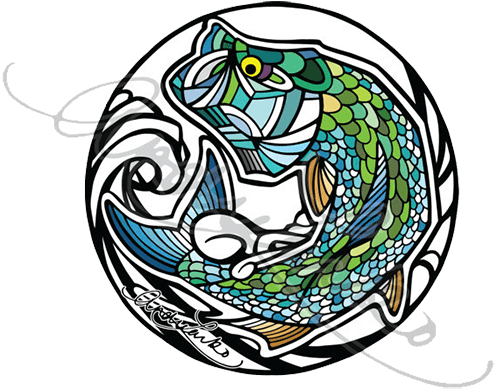 Image Result For Cartoon Tarpon - Sticker (500x500)