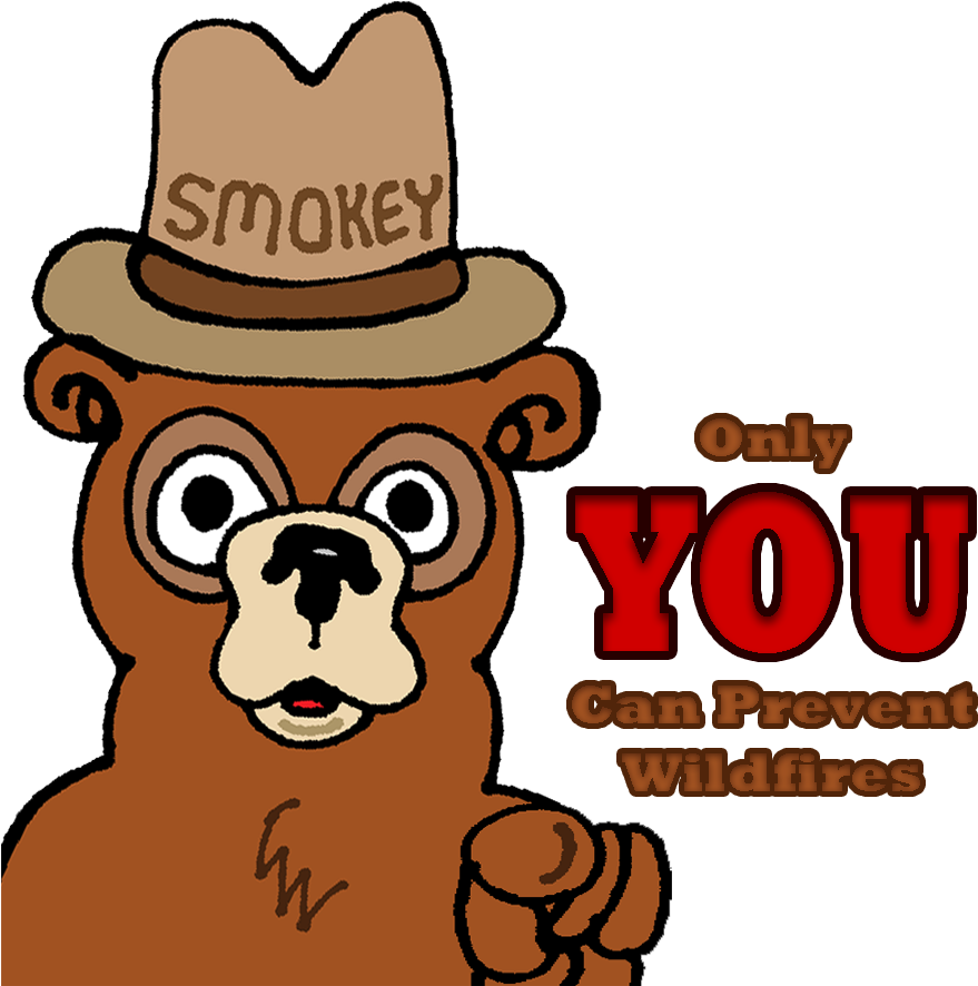 Smokey The Goddamn Bear By The Man Of Tomorrow - Cartoon (900x900)