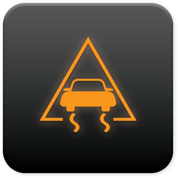 Traction Control/esp - Traction Control Light With Triangle (675x675)