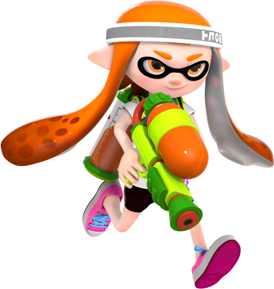 Inkling Girl Render By Nibroc-rock - Splatoon Inkling (1024x1024)