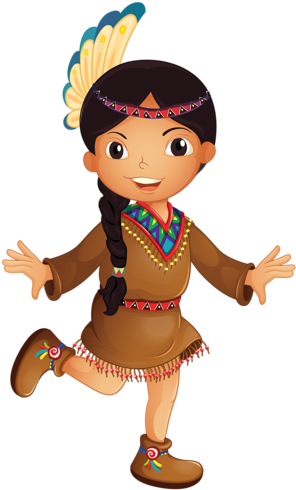 Indis I Oeste - Desenho De Indio Colorido (320x500)