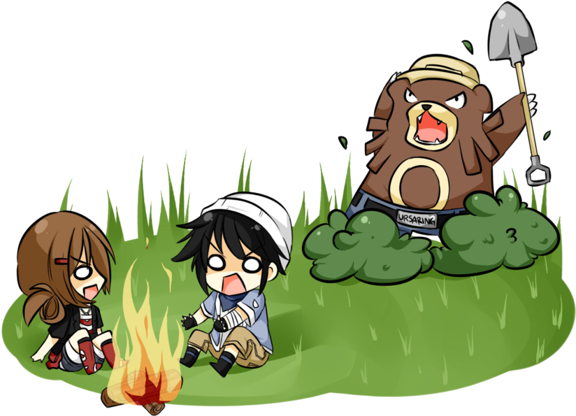 Run It's Smokey The Ursaring By - Smokey Ursaring (900x633)