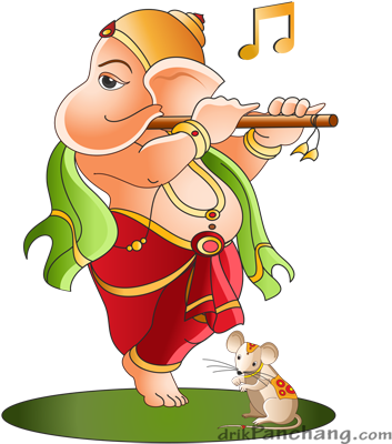 Krishna Clipart Bal Ganesh - Baby Ganesha Png (400x400)