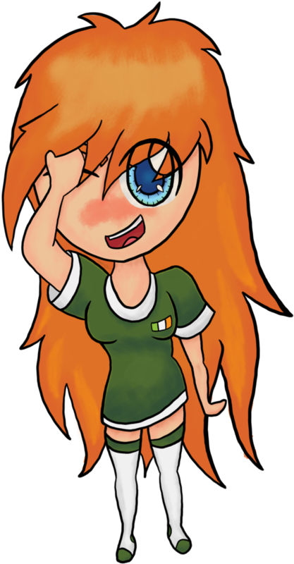 Irish Chibi Girl By Fisherfly - Illustrator (799x1000)