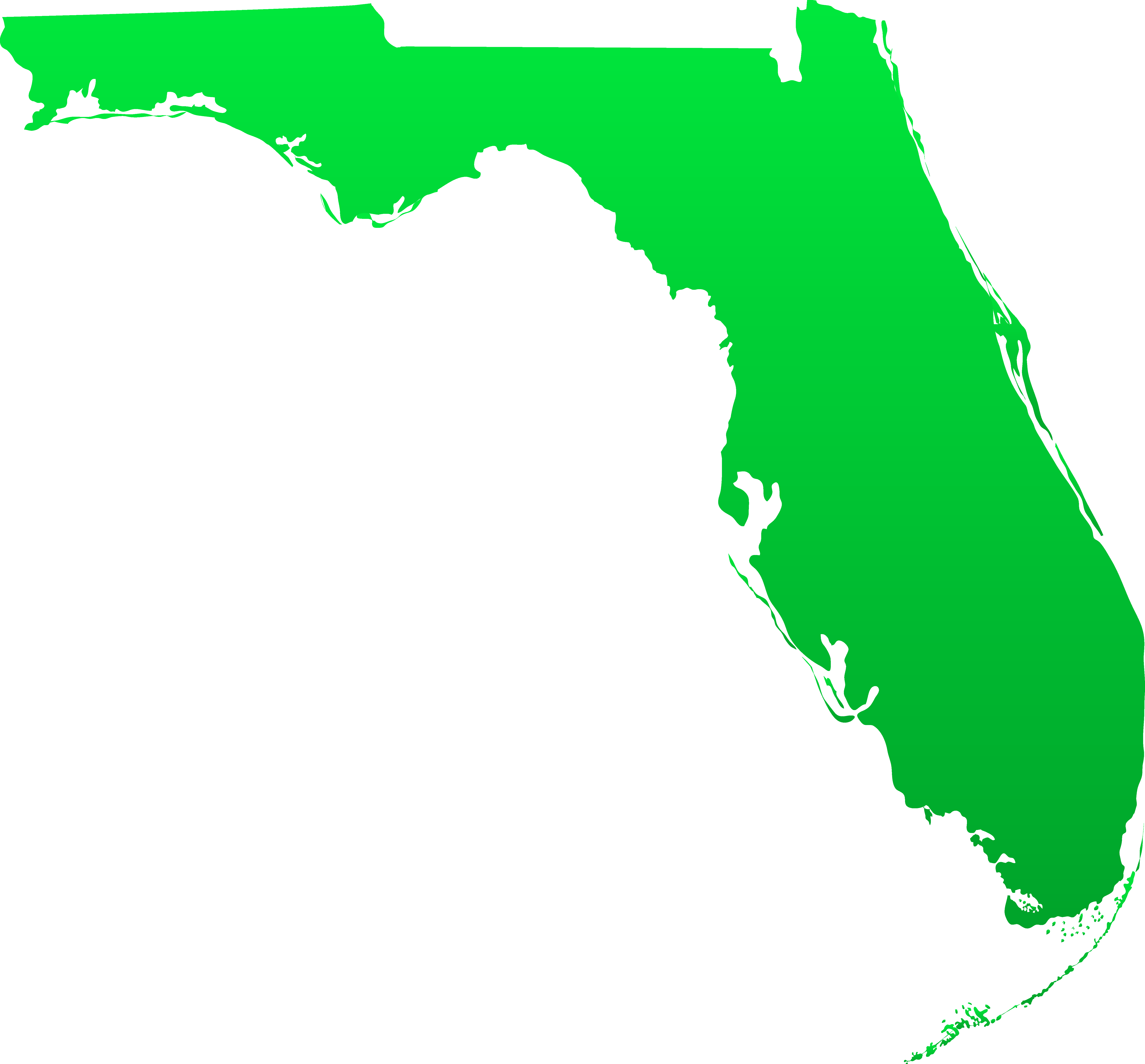 Inspiration Florida Clip Art Medium Size - Florida State (6122x5688)
