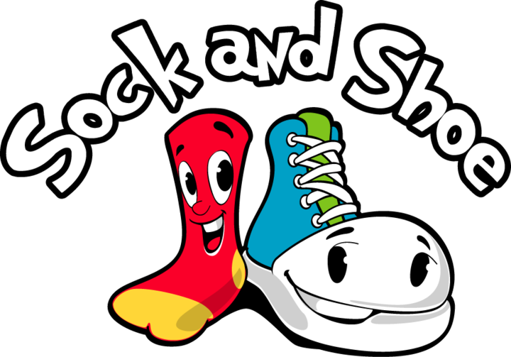 Sock And Shoe - Socks And Shoes Clipart (720x503)