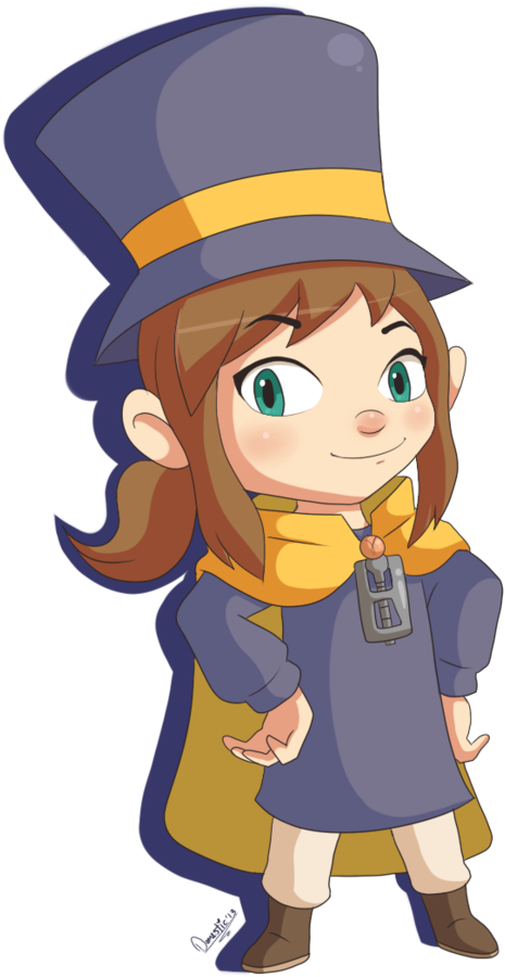 Hat Girl In Time By Domestic-hedgehog - Hatgirl A Hat In Time (774x1032)
