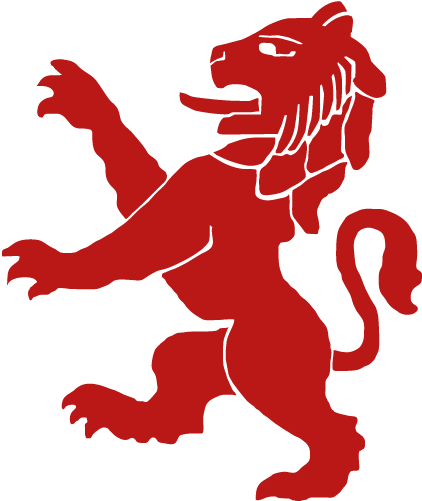 Red Lion Clipart - London Scottish Rugby Logo (580x564)