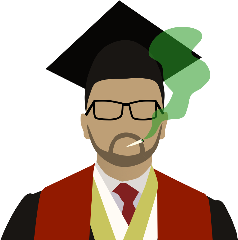 Smokey Grad By Omzigian - Graduation (800x800)
