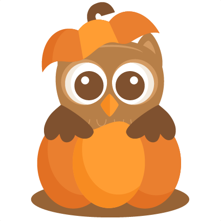 Cute Pumpkin Clip Art - Cute Fall Clipart (432x432)