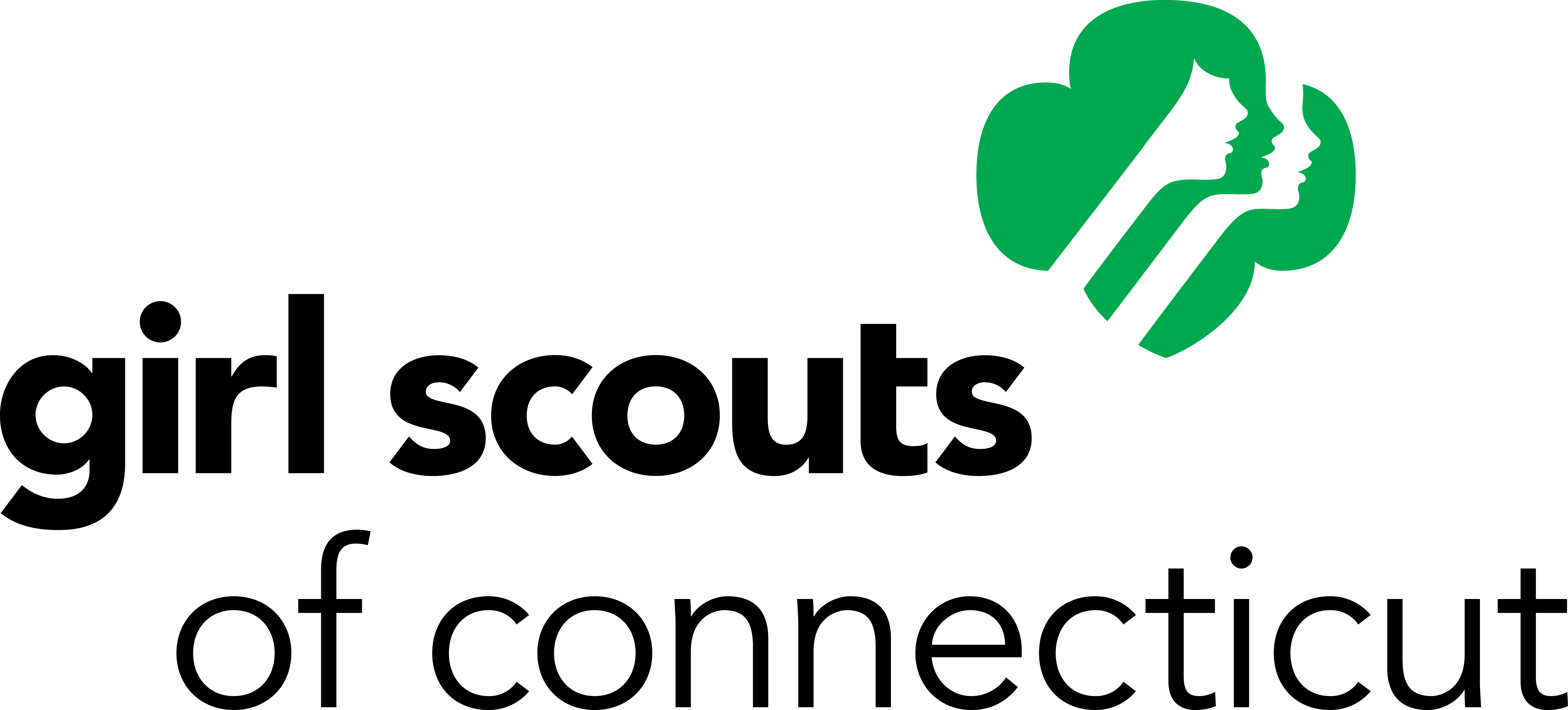 Supporting Sponsor - - Girl Scouts Of Ct Logo (8306x3761)