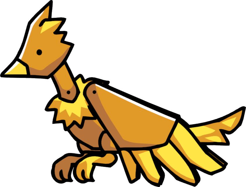 Phoenix - Bird Scribblenauts Animals (845x643)