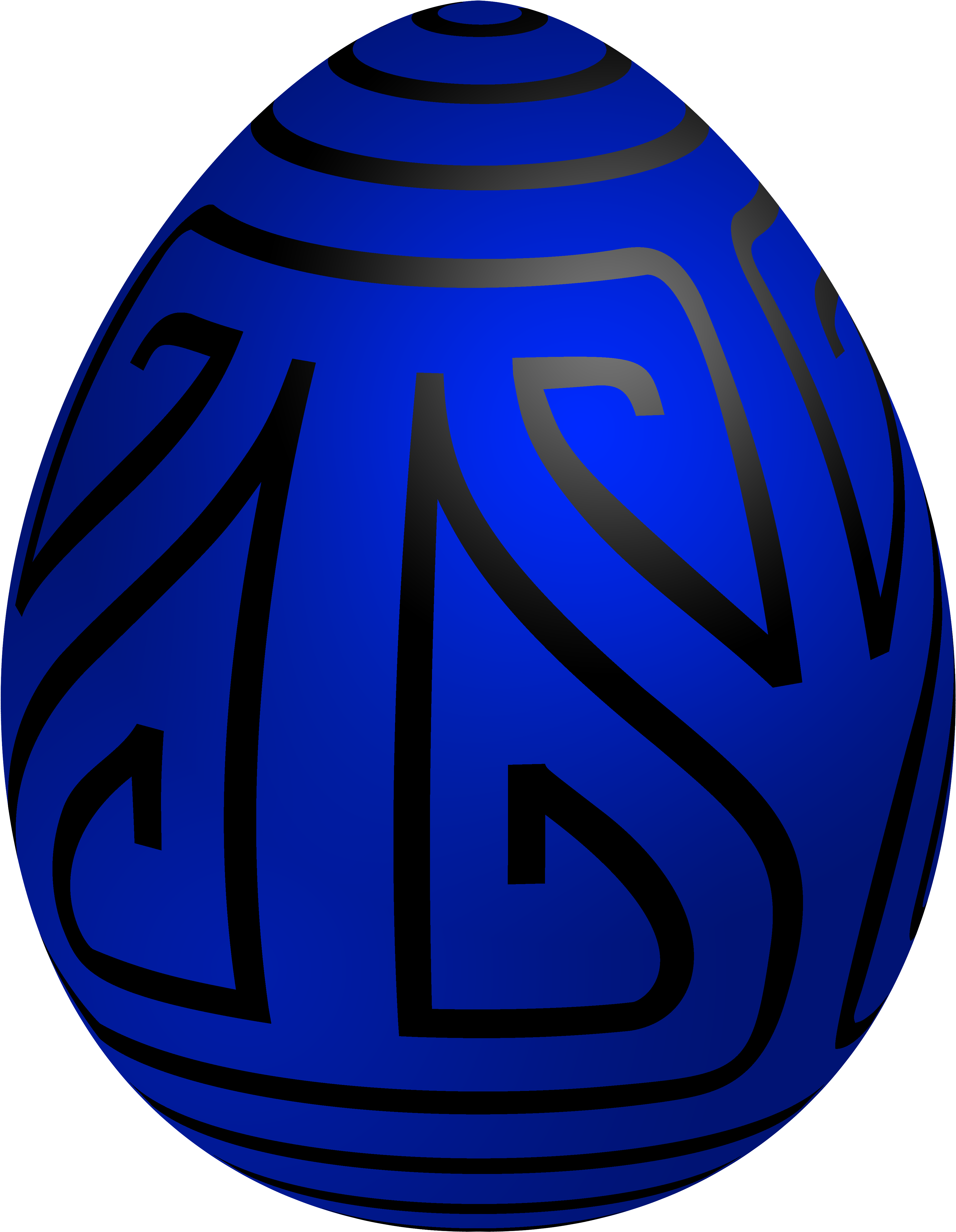 Easter Blue Deco Egg Png Clip Art - Easter Blue Deco Egg Png Clip Art (3879x5000)