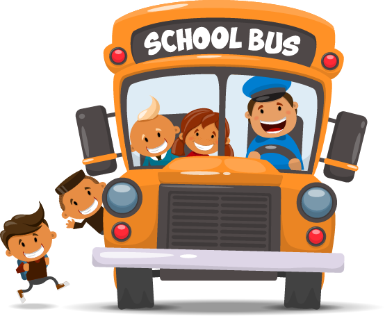 School Bus Student National Primary School - School Bus Tracking Logo (554x455)