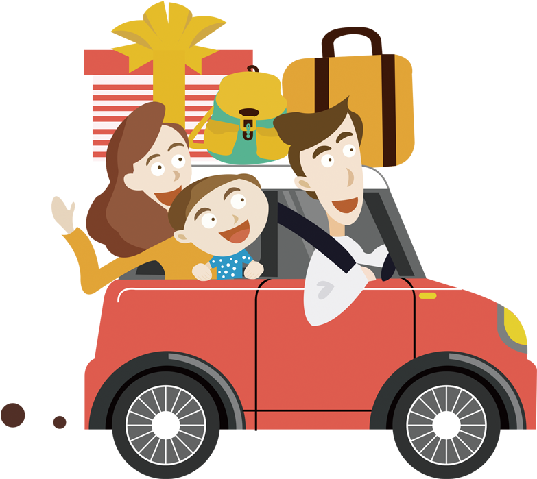 Car Animation Travel Drawing - Travel Animation (945x945)