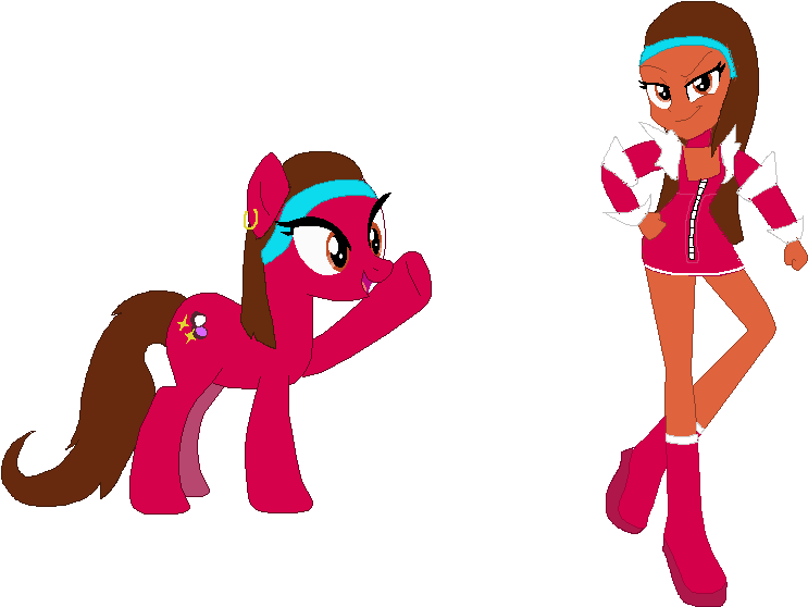 My Little Dance Revolution Janet Ponified And Eqg By - Digital Art (793x606)