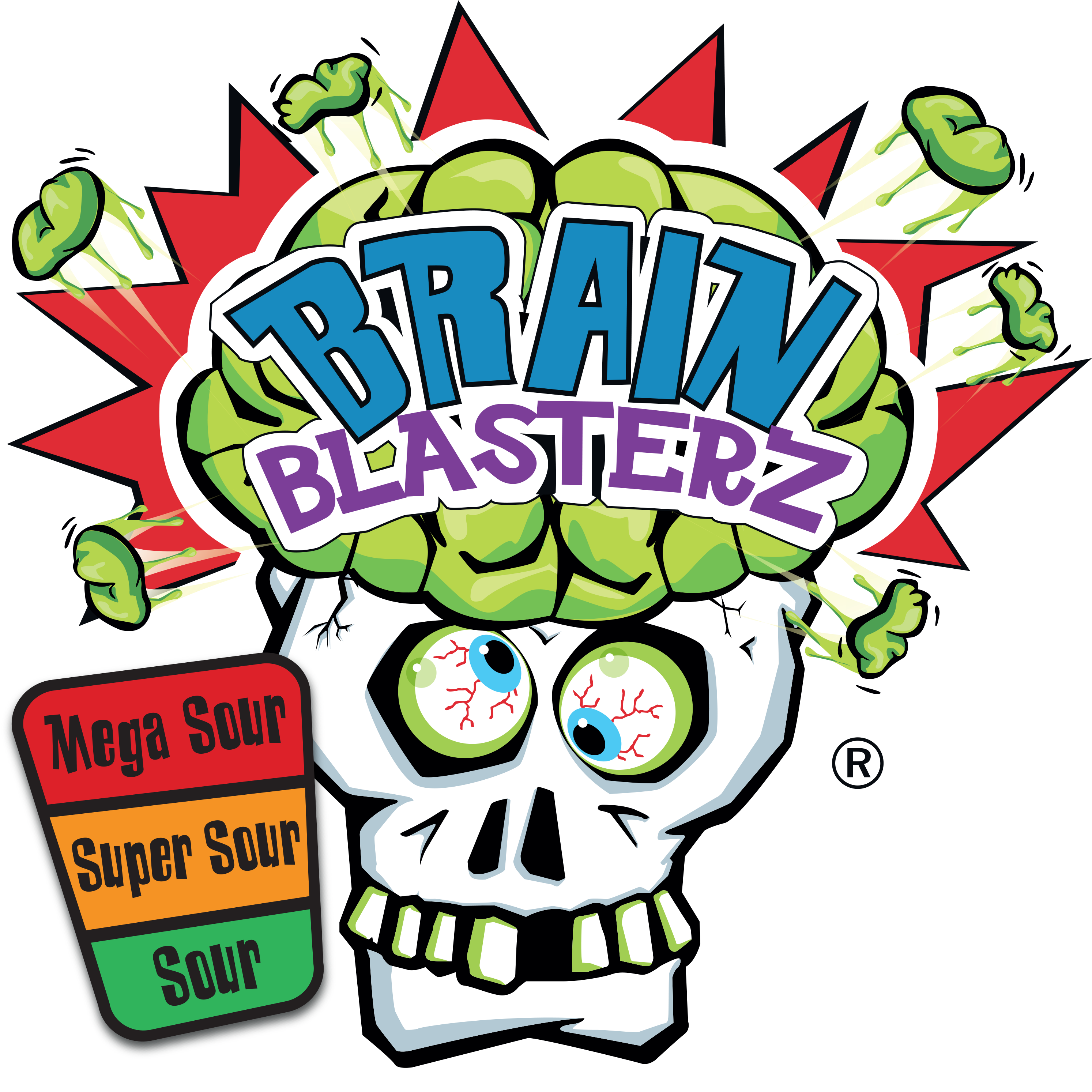 Join The Mega Sour Revolution - Brain Blasterz Mega Sour Surprise Egg (3011x3001)