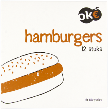 Oke Hamburgers 12 Stuks Product Foto - Ok€ Gezeefde Tomaten 500gr (420x420)