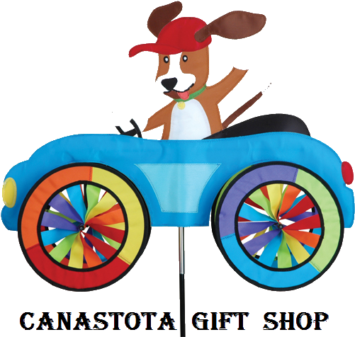 Dog Car Spinners Upc - Car Spinner - Dog (500x500)