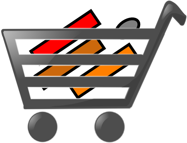 Shopping Cart Vector (600x461)