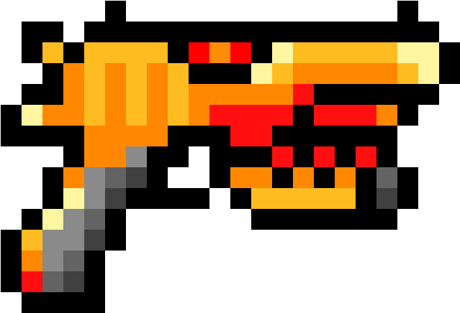 Phoenix Blaster - Pistol Pixel Art (780x570)