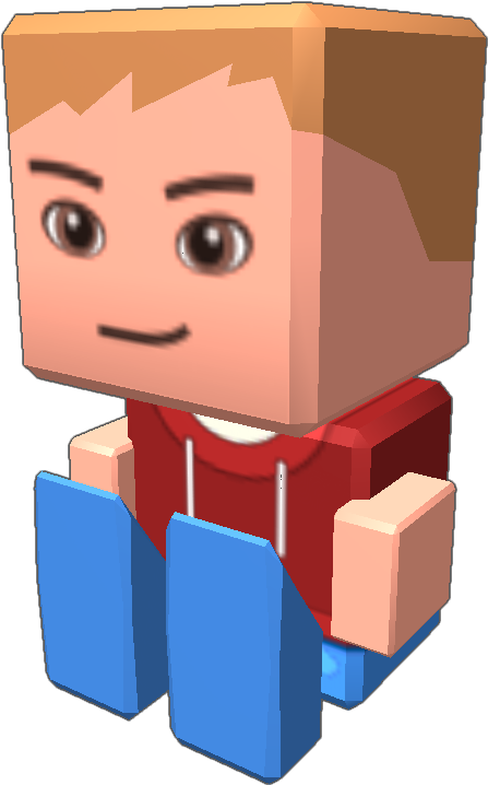 With A Normal Blockster - Cartoon (768x768)