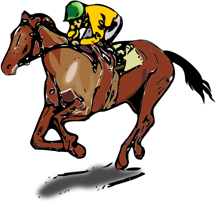 Horse Clipart - Horse And Jockey Clipart (800x800)