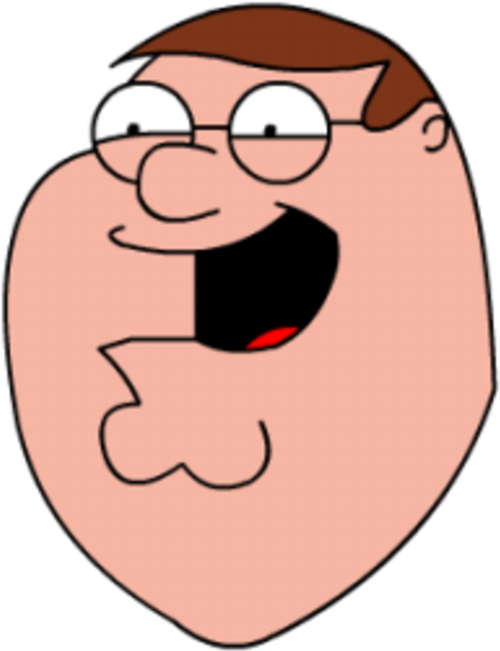Free Brian Family Guy Peanut Butter Jelly Time - Peter Griffin Png (600x600)