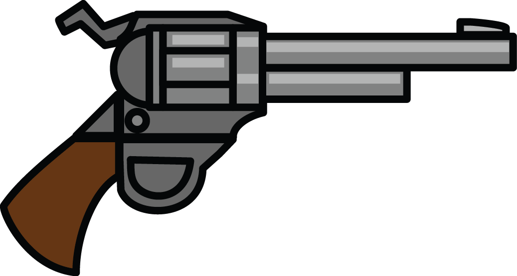 Cartoon Gun Clipart - Cartoon Gun (1037x555)