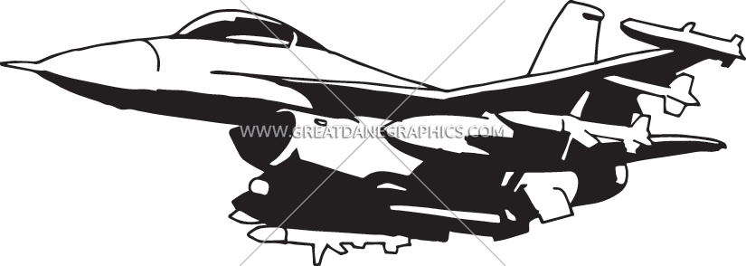 F 16 Clipart (825x294)