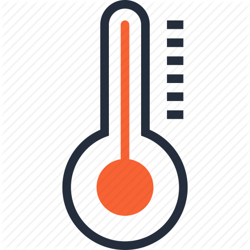 Pin Hot Thermometer Clip Art - Inishmore (512x512)