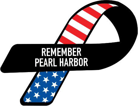 Remember / Pearl Harbor - Remember Pearl Harbor Ribbon (455x350)