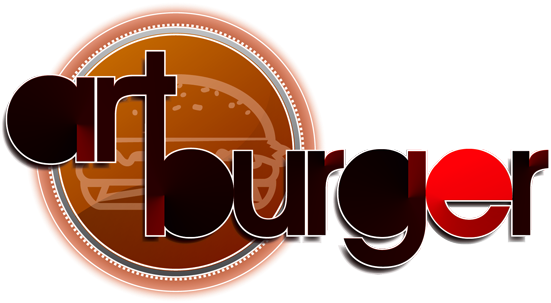 Art-burger Hamburgers Gastronomiques, Frais Et Cuisinés, - Graphic Design (662x344)