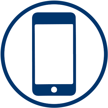 Mobile Circle - Mobile In Circle Png (400x401)