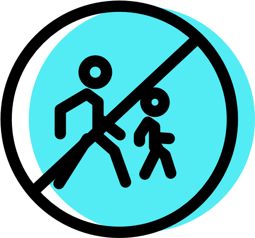 Zebra, Crossing, 1, Traffic, Sign Icon - No Shoes Sign Black And White (512x512)