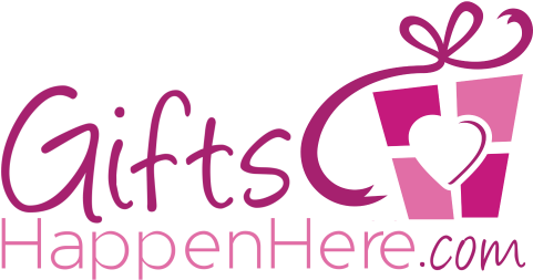 Gifts Happen Here - Gifts Logo Png (500x262)