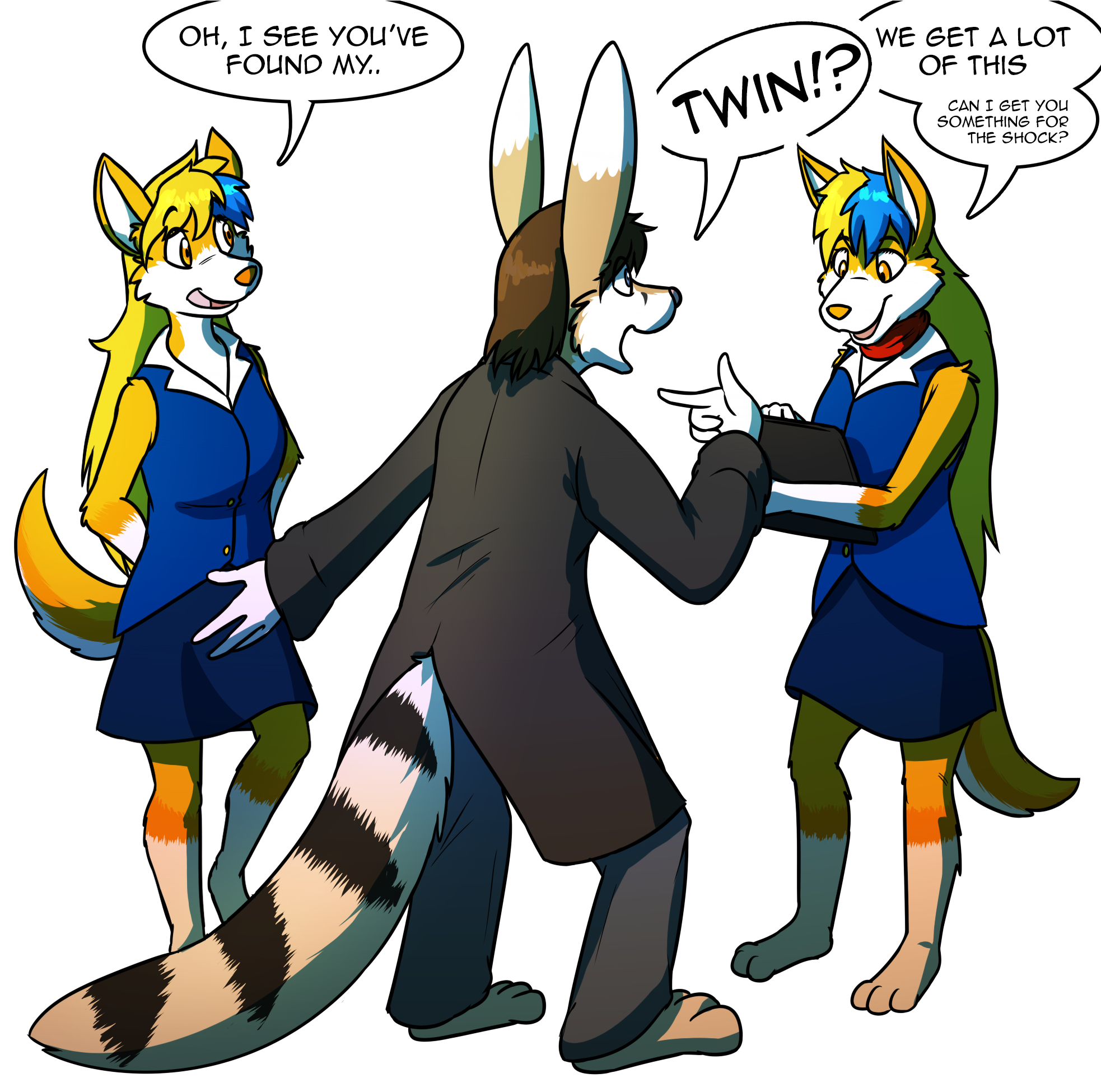 Twin-ception, By Rawr 3/3 - Cartoon (2000x2000)