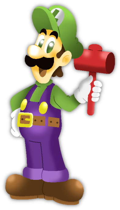 Luigi Mario By 6gonzalocortez4 - Mario Series (400x697)