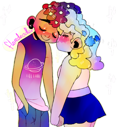 Lars, Sadie, And Love Image - Steven Universe Art Sadie And Lars (500x502)