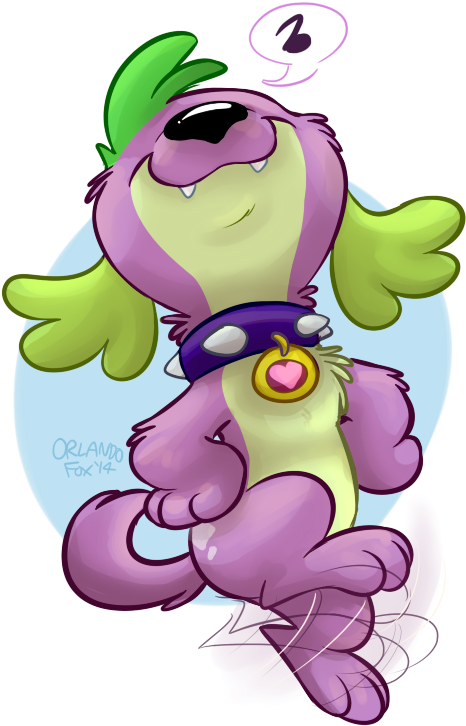 Orlan Ox 14 Spike Twilight Sparkle Pony Cartoon Mammal - Mlp Spike As Snoopy (627x761)