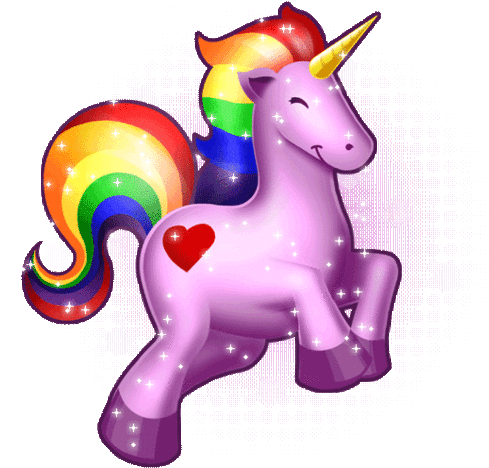 Explore Happy Unicorn, Cute Unicorn And More - Rainbow Unicorn (500x502)
