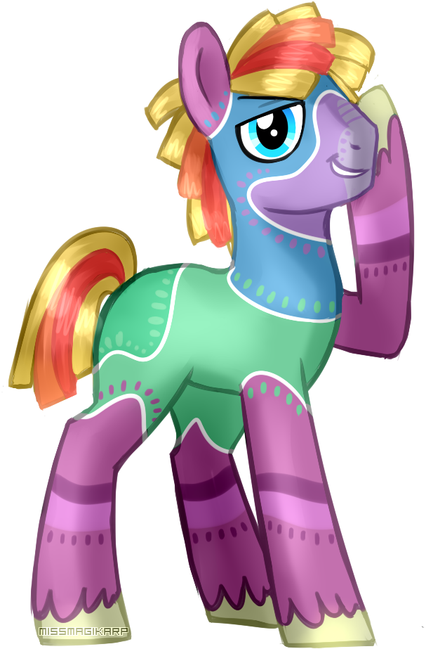 Pony Horse Pink Horse Mammal Vertebrate Horse Like - Cartoon (633x946)