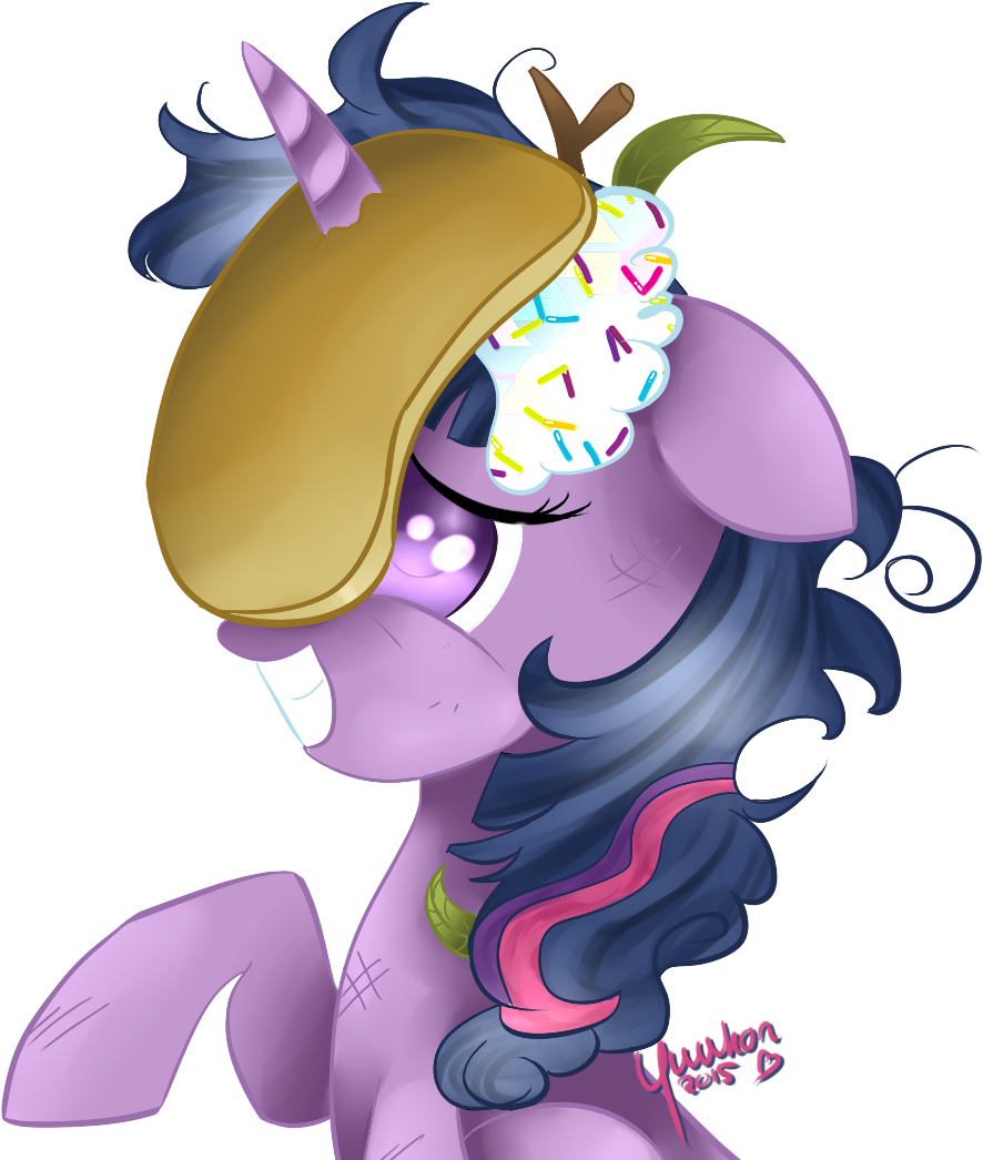 Yuukon, Castle Sweet Castle, Cream, Female, Grin, Horn - Cartoon (972x1080)