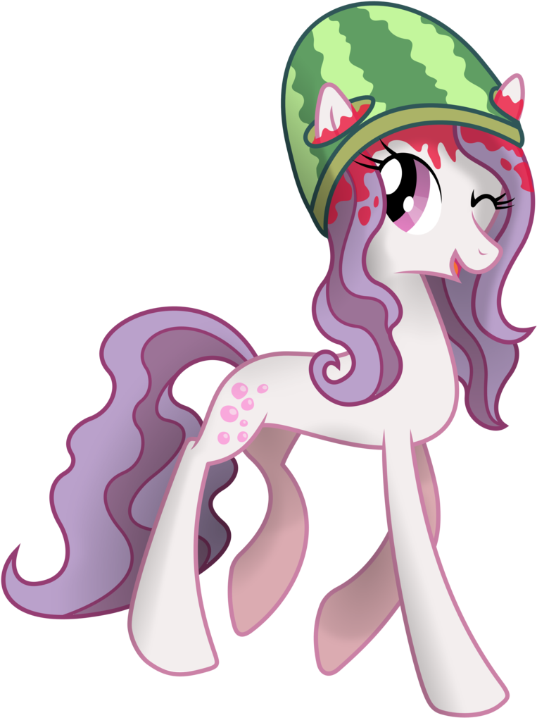 Watermelon Pony By Masemj - Cartoon (774x1032)