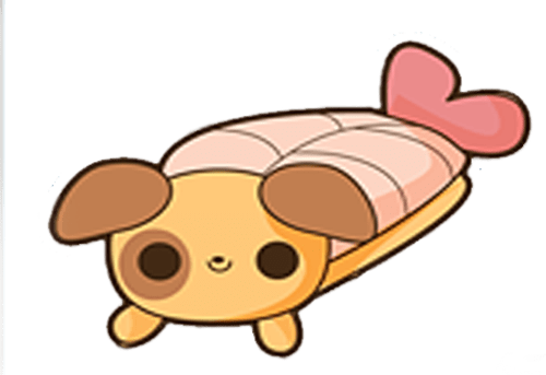 Imagenes De Perros Kawaii Png (500x343)