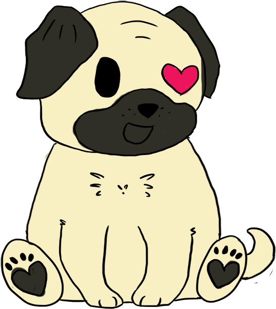 Png Animated Pug (700x700)